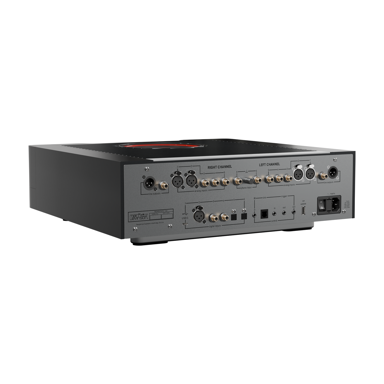 № 626 - Black - Dual-Monaural Preamplifier - Left