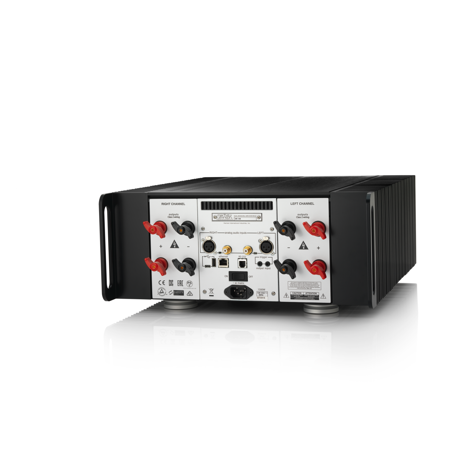 N&ordm;534 - Black - Dual-Monaural Amplifier - Back