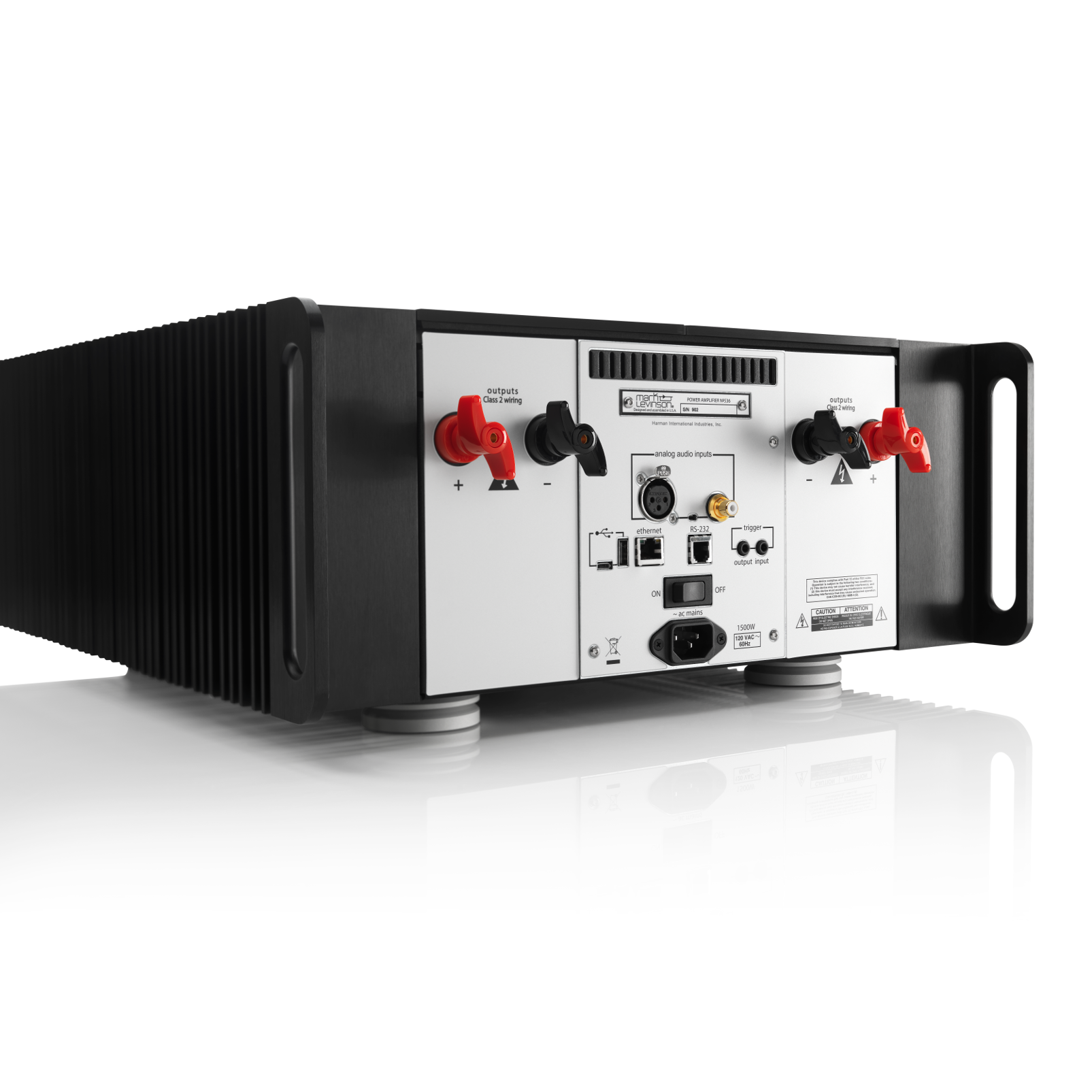 N&ordm;536 - Black - Fully Discrete Monaural Amplifier - Back